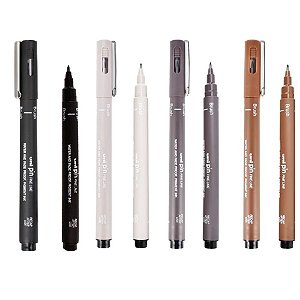 Brush Pen Uni Pin Nanquim
