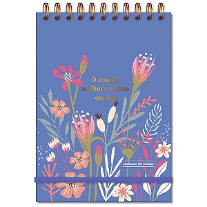 Caderno de ideias Primavera Fina Ideia