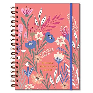 Caderno folhas removíveis Primavera 80 folhas Fina Ideia