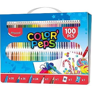 SUPER KIT DE PINTURA COLOR PEPS 100PC MAPED