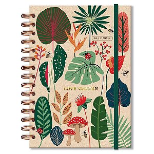 Planner Permanente M Love Garden Kraft Fina Ideia