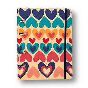 CADERNO ARGOLADO CICERO 17X24 BRISA ROMANCE