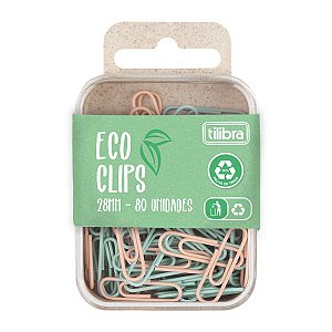 CLIPS 28MM ECO C/80 UNIDADES TILIBRA