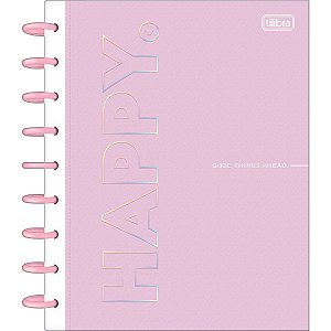 CADERNO DE DISCO COLEGIAL TILIDISCO HAPPY 10M TILIBRA