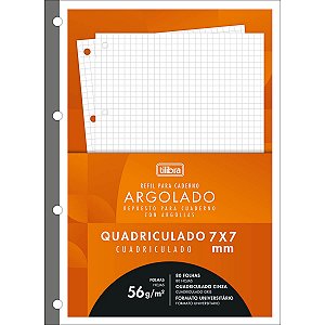 Monobloco Universitário Quadriculado 7x7 80 folhas Tilibra