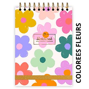 Caderno Sketchbook A4 90 folhas LUBI