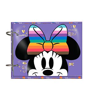 CADERNO ARGOLADO MINI MICKEY MINNIE DAC