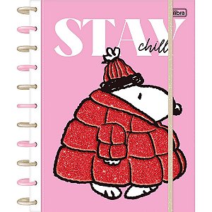 CADERNO DE DISCO GRANDE TILIDISCO SNOOPY 10M TILIBRA