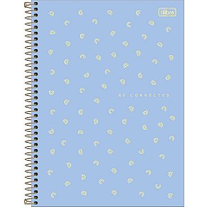 CADERNO UNIVERSITARIO 1M CAPA PLÁSTICA BE CONNECT 80FLS TILIBRA