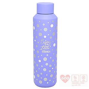 GARRAFA TÉRMICA HOT E COLD LOVE POÁ 600ML  MOLIN