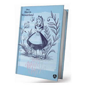 CADERNO COLEGIAL BROCHURA 160F ALICE ANIMATIVA
