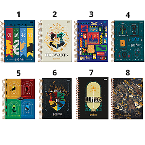 Caderno Universitario 10M Harry Potter 200fls 2025 Jandaia