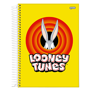 Caderno Universitario 10M Looney Tunes 160fls Jandaia