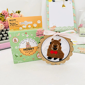 Kit de Ponto Cruz Capivara Buendia