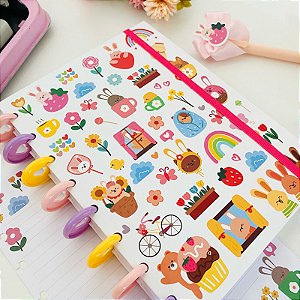 Caderno de Disco A5 Sweet Zoo Buendia
