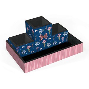 Organizador de mesa Lacos e Afetos by Sof Martins Fina Ideia