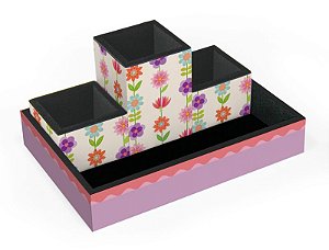 Organizador de mesa Flores para você Fina Ideia