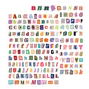 Adesivo Letras Grafitte