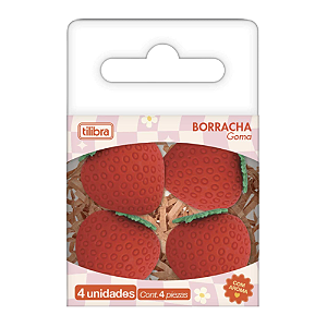 Borracha Be Berry c/4unid 390640 Tilibra
