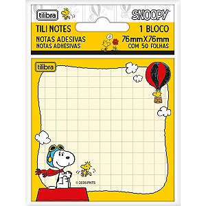 Bloco Adesivo Tili Notes Snoopy Tilibra 392782