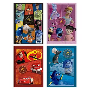 Caderno Costurado Colegial Pixar 160F Animativa