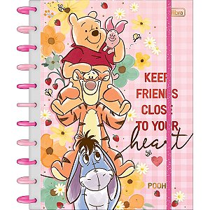 Caderno de Disco Grande Tilidisco Pooh 2026 10M Tilibra