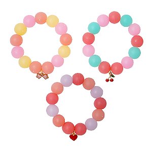 Borracha Pulseira Beads Holic Charm 910691 Tris