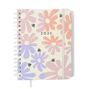 Planner Wire-o 2026 Semanal Notas A5 Melissa Block Bloomy Cicero