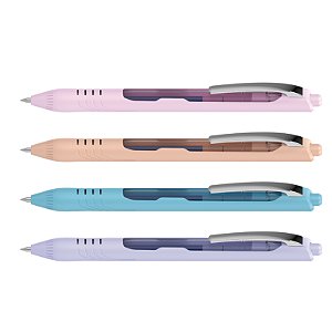 Caneta em Gel Clip RT 0.7 Preta Deli