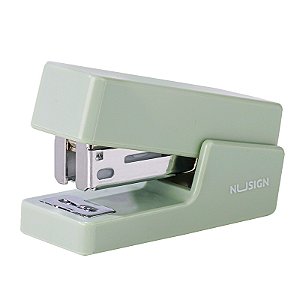 Mini Grampeador Nusign Verde 12fls Deli