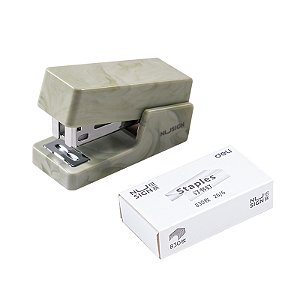 Mini Grampeador Marble Verde Nusign 12fls Deli