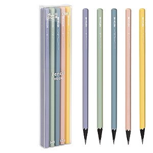 Lapis Preto Grafite HB NuSign 10pcs Deli