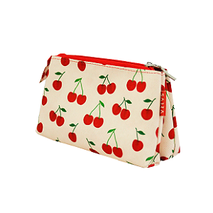 Necessaire Estojo Duplo Cereja Sabra