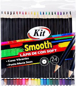 Lápis de Cor Smooth 24C Kit