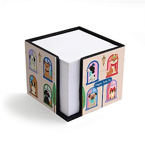 Porta Lembretes Cachorro na Janela Fina Idéia