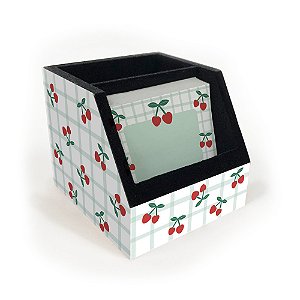Porta Lápis e Lembrete Cereja Fina Ideia