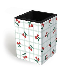 Porta Lápis Cereja Fina Idéia