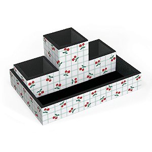 Organizador de mesa Cereja Fina Ideia