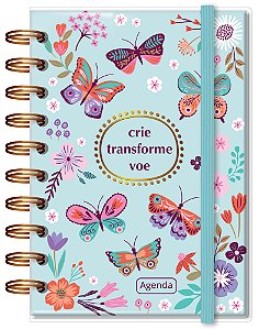 Agenda P 2026 Borboletas no Jardim Fina Idéia