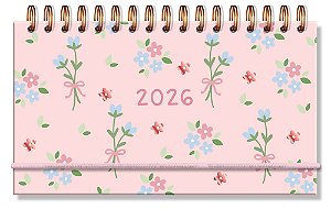 Planner Mini 2026 Laços e Afeto by Sof Martins Fina Idéia