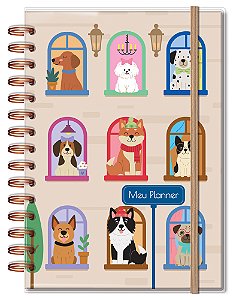 Planner Permanente M Cachorro na Janela Fina Idéia