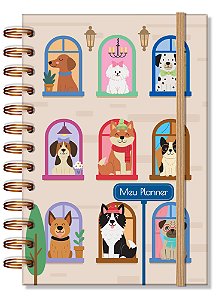 Planner Permanente P Cachorro na Janela Fina Idéia