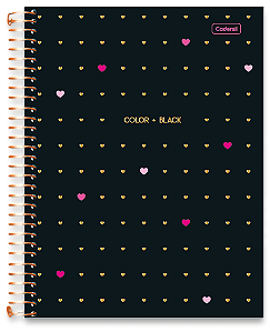 Caderno Universitário 15M Color Black Cadersil