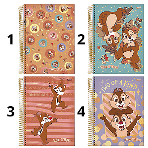 Caderno Universitário 1M 80fls Tico e Teco Jandaia