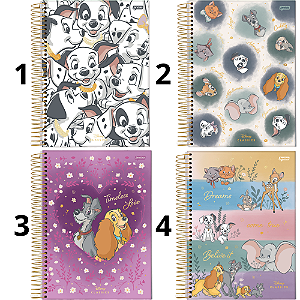 Caderno Universitário 1M 80fls Disney Classicos Jandaia