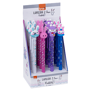 Lapiseira Plástica 2.0mm Coelhinho Rabbits BRW