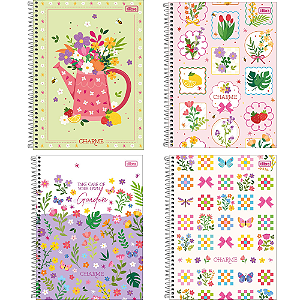 Caderno Universitário 10M Charme 160F Tilibra