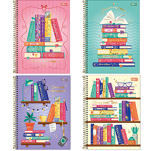 Caderno Universitário 10M Bookland 160F Tilibra