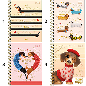 Caderno Colegial 10M Brownie 120F Tilibra