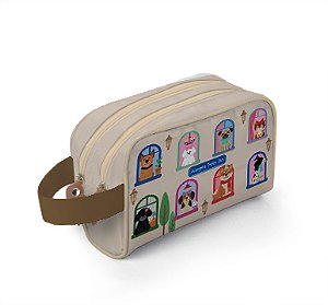 Necessaire Viagem Cachorro na Janela Fina Idéia